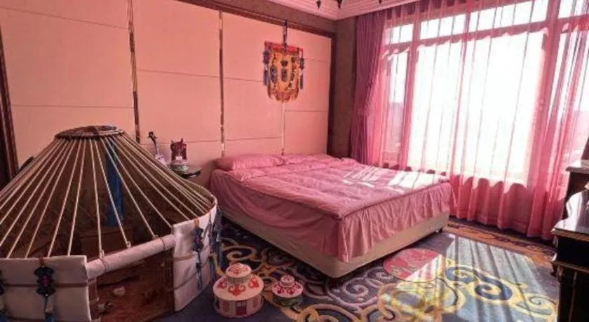 Bed in Hohhot Inner Mongolia Hotel