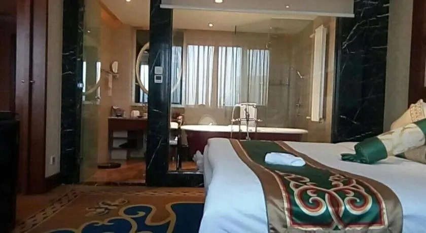 Bed in Hohhot Inner Mongolia Hotel