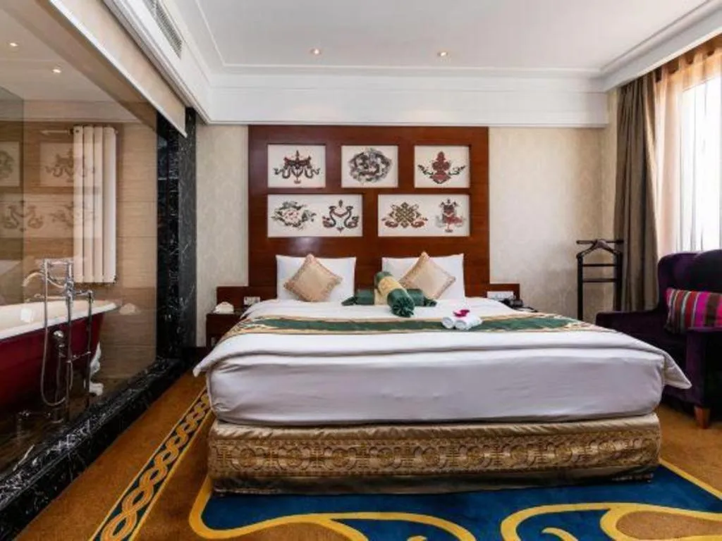 Bed in Hohhot Inner Mongolia Hotel