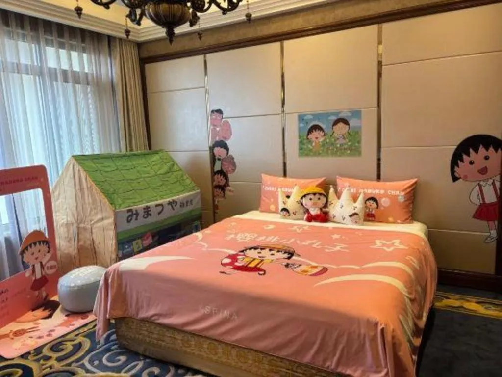 Bed in Hohhot Inner Mongolia Hotel