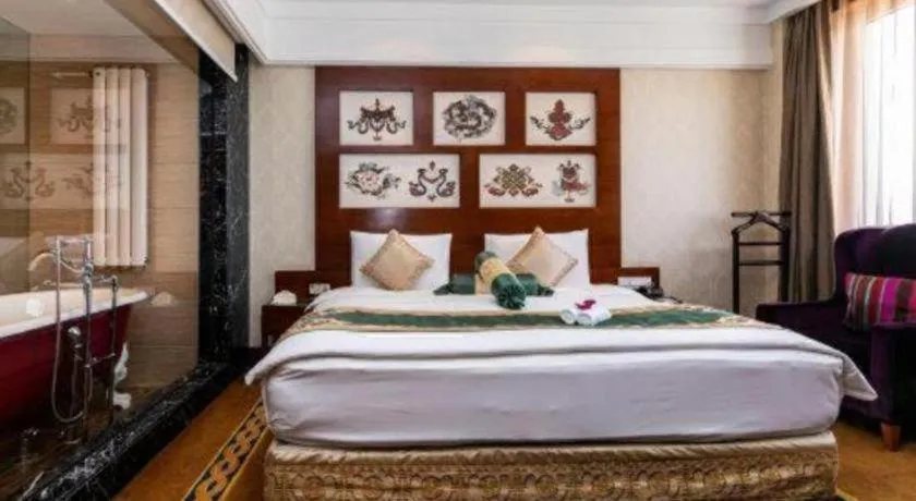 Bed in Hohhot Inner Mongolia Hotel