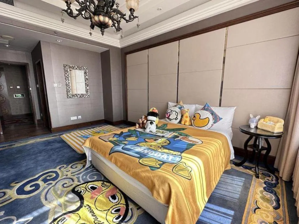 Bed in Hohhot Inner Mongolia Hotel