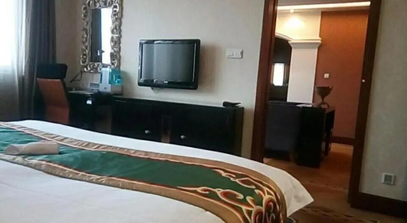 Bed in Hohhot Inner Mongolia Hotel