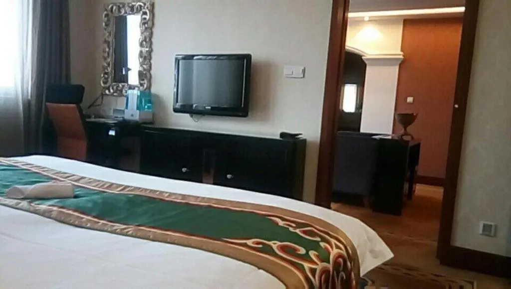 Bed in Hohhot Inner Mongolia Hotel