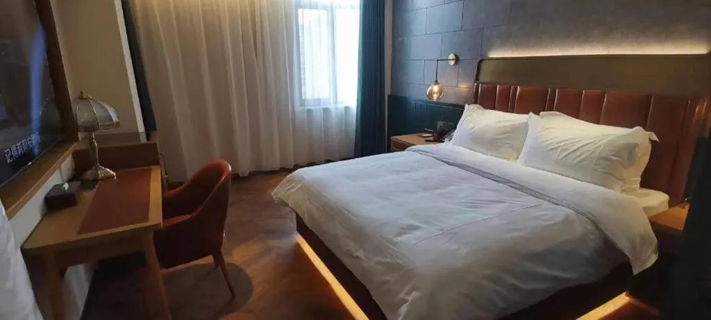 Bed in Jinjiang Inn Tianjin South Station