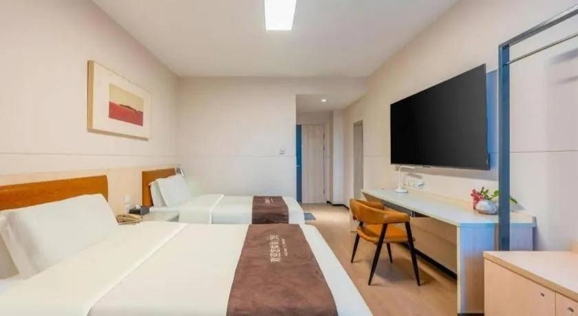 Bed in Jinjiang Inn Tianjin South Station