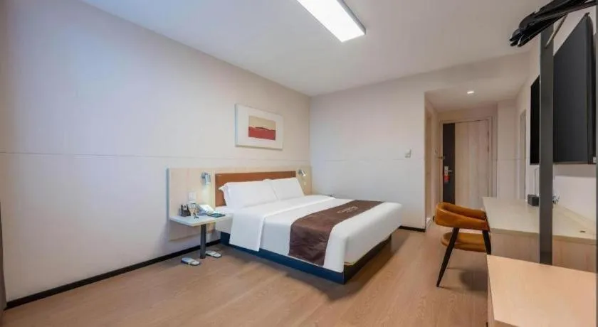 Bed in Jinjiang Inn Tianjin South Station