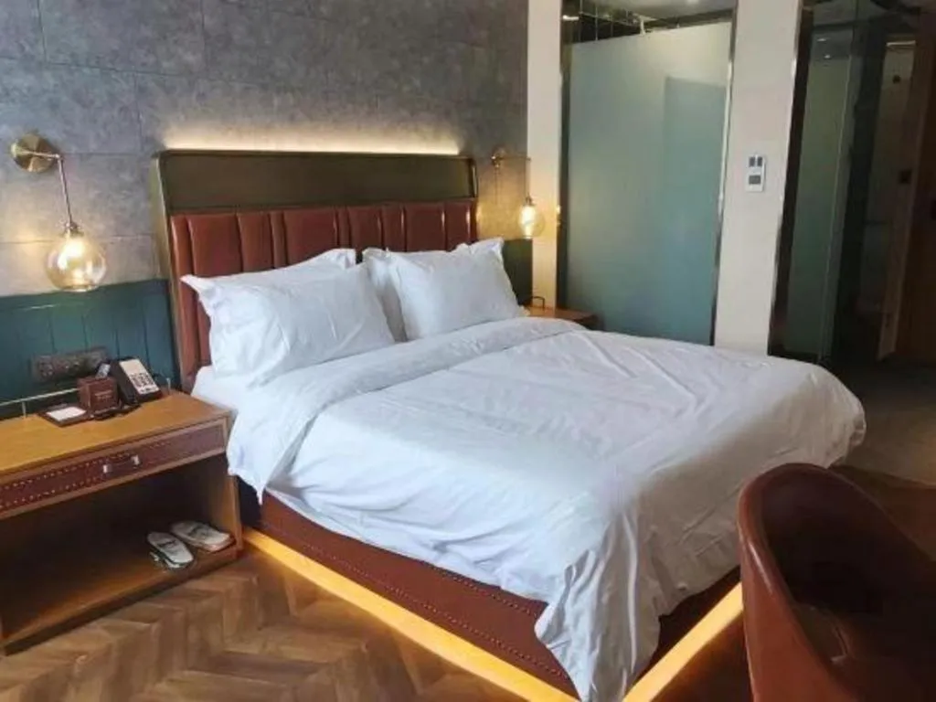 Bed in Jinjiang Inn Tianjin South Station