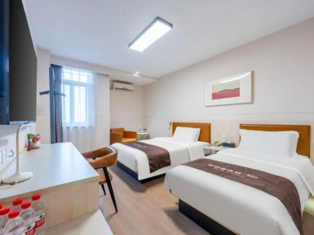 Bed in Jinjiang Inn Tianjin South Station