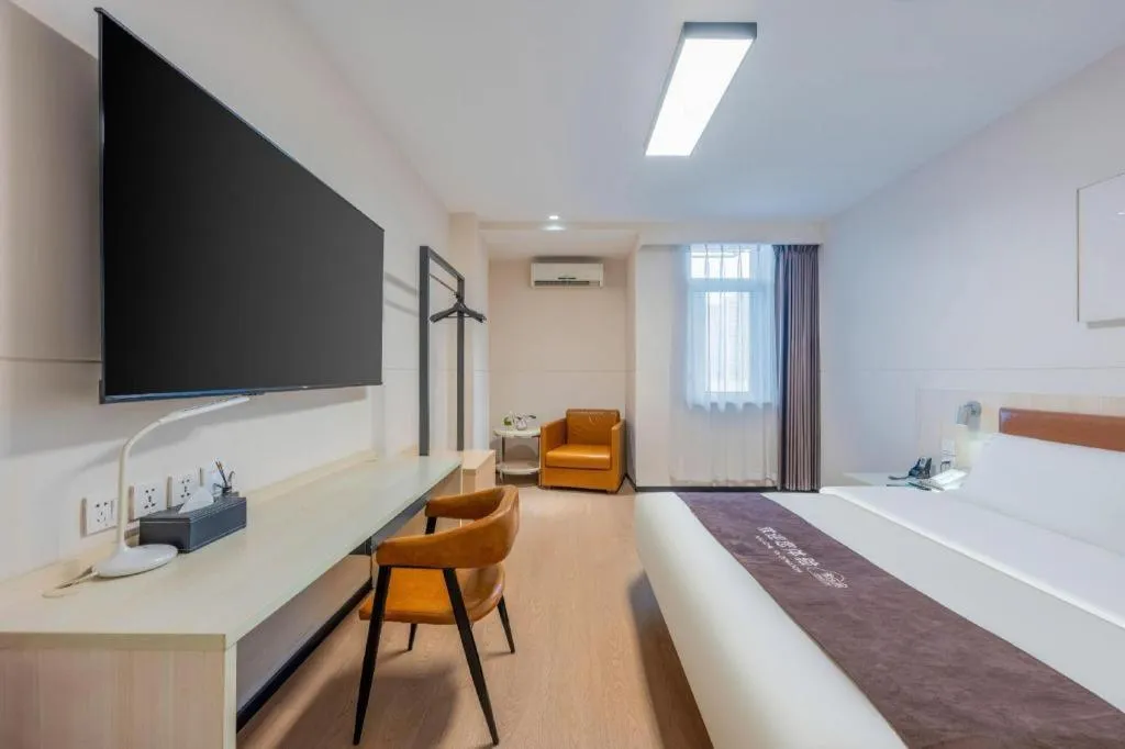 Bed in Jinjiang Inn Tianjin South Station