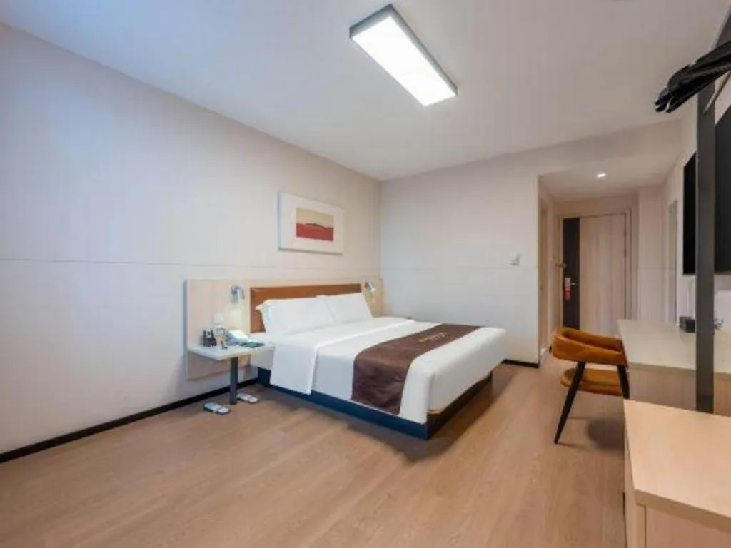 Bed in Jinjiang Inn Tianjin South Station