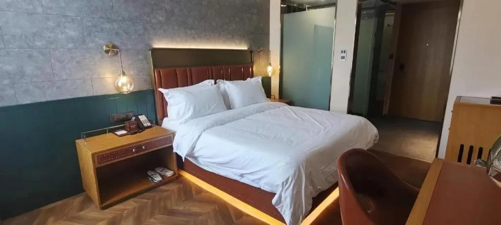 Bed in Jinjiang Inn Tianjin South Station