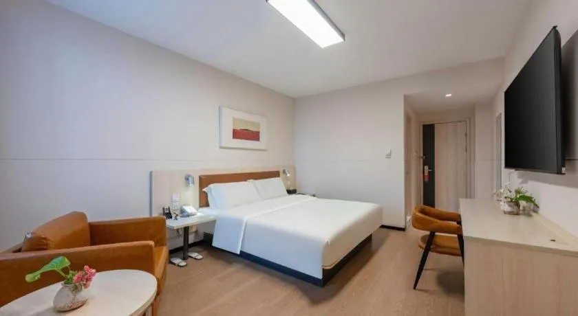 Bed in Jinjiang Inn Tianjin South Station