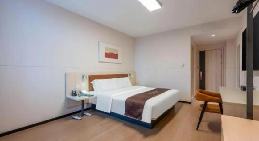 Bed in Jinjiang Inn Tianjin South Station