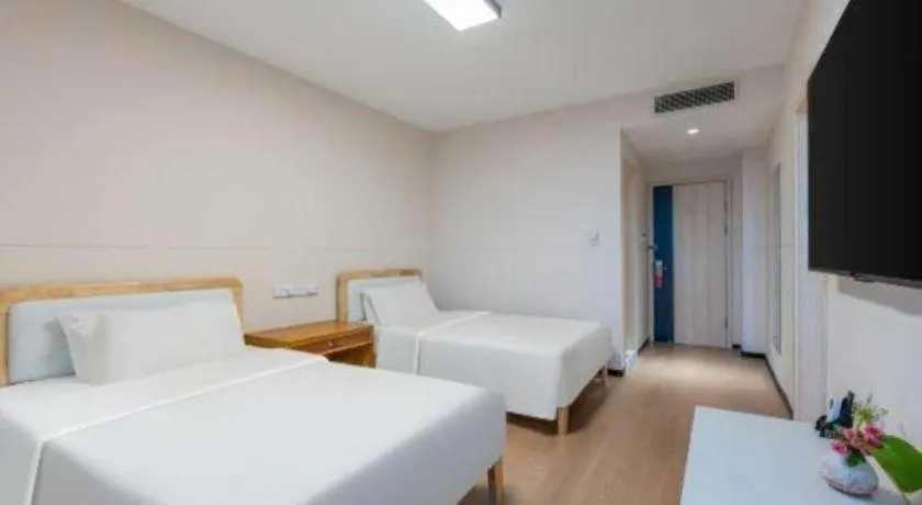 Bed in Jinjiang Inn Tianjin South Station