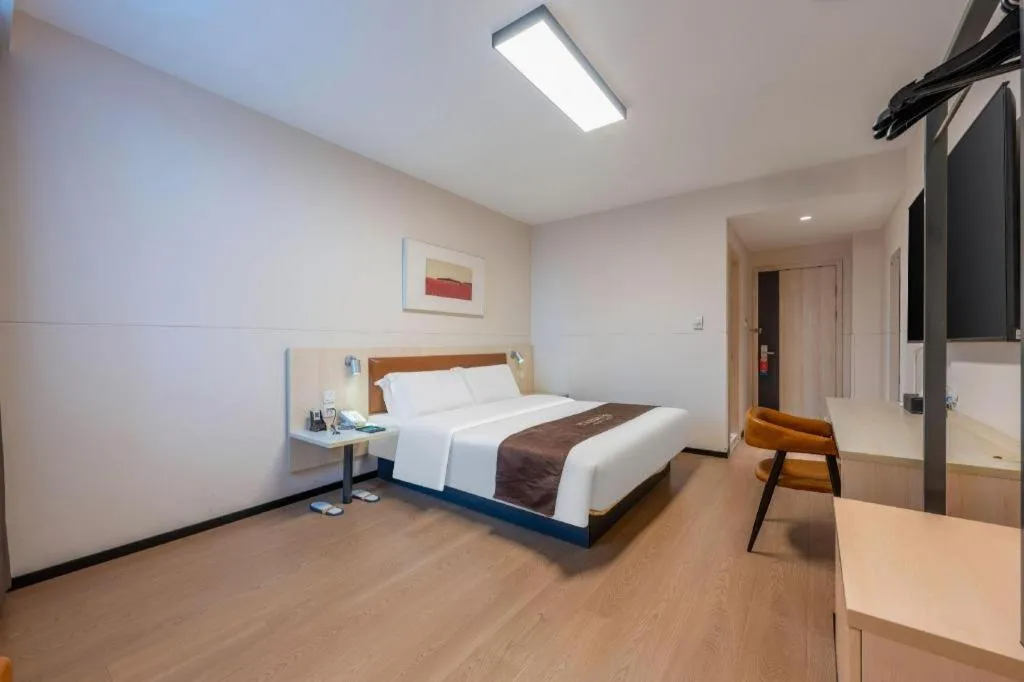 Bed in Jinjiang Inn Tianjin South Station