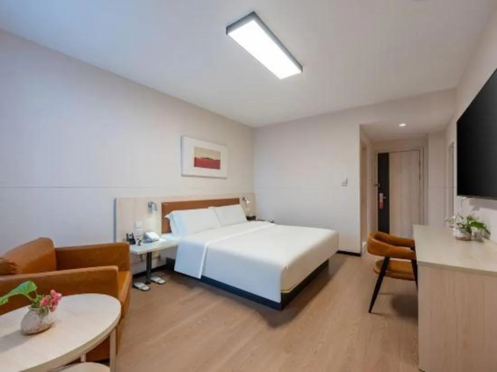 Bed in Jinjiang Inn Tianjin South Station