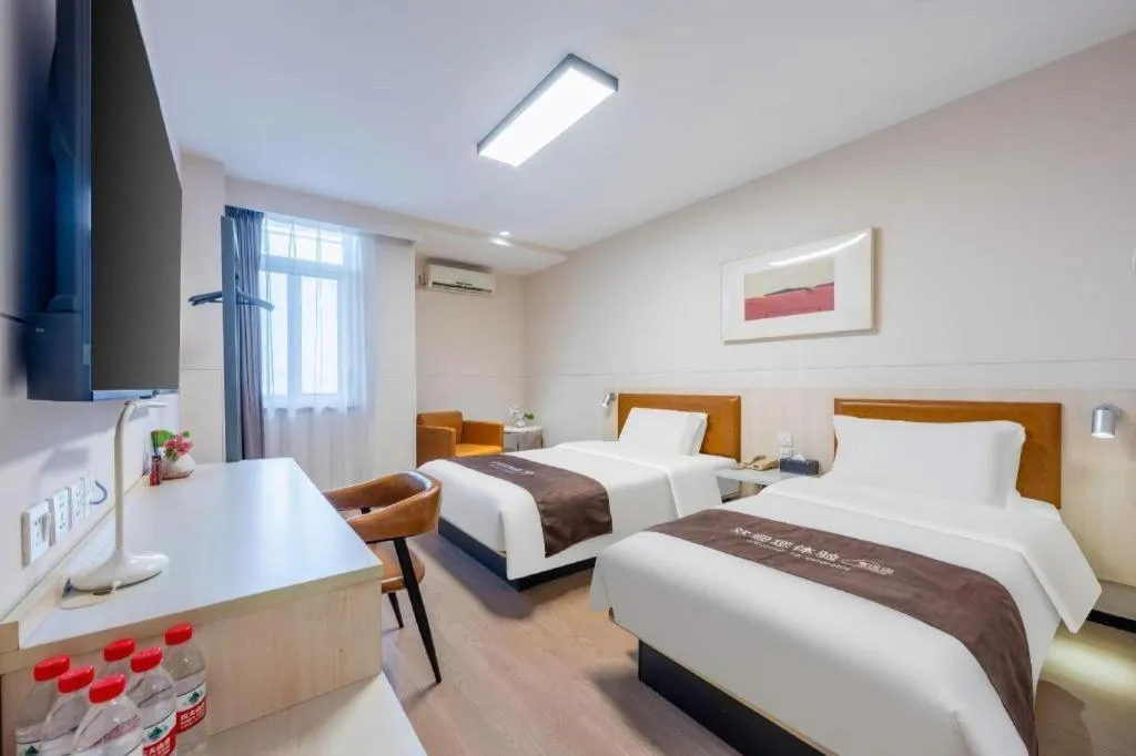 Bed in Jinjiang Inn Tianjin South Station