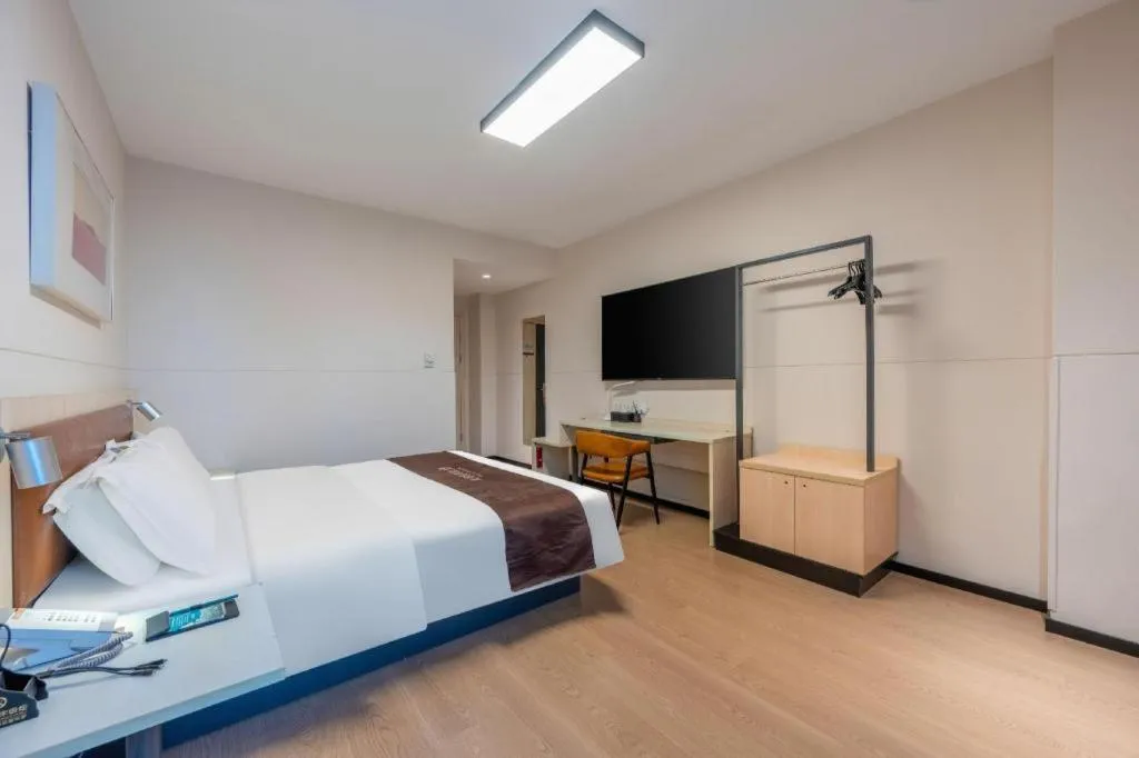 Bed in Jinjiang Inn Tianjin South Station