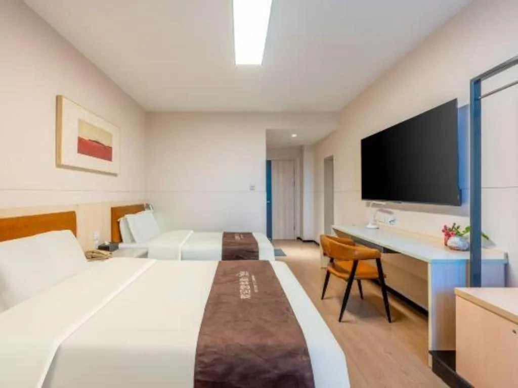 Bed in Jinjiang Inn Tianjin South Station