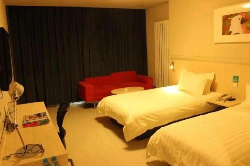 Bed in Jinjiang Inn Baotou Saihan Tara Park Youyi Street
