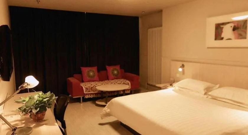 Bed in Jinjiang Inn Baotou Saihan Tara Park Youyi Street