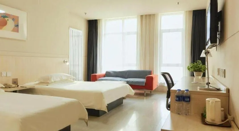 Bed in Jinjiang Inn Baotou Saihan Tara Park Youyi Street