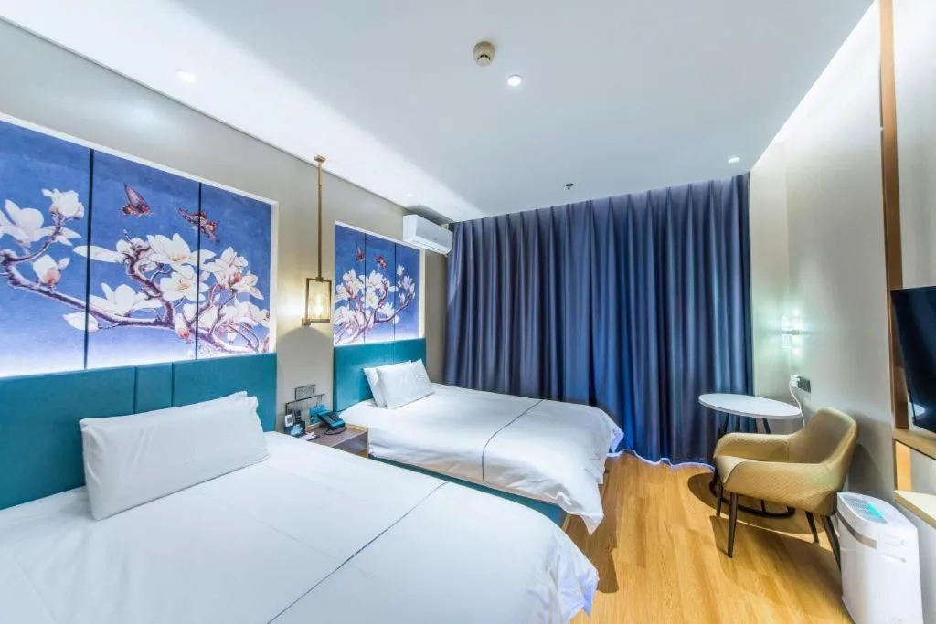 Bed in Jinjiang Inn Jinan Shimao Kuanhouli Quancheng Road