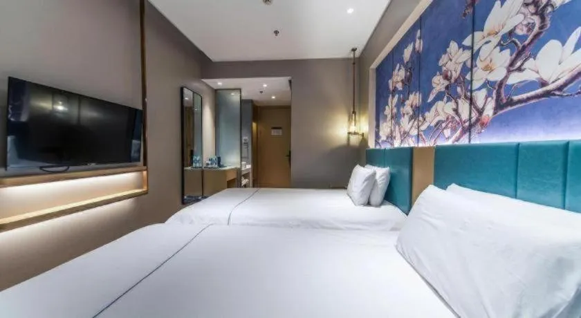 Bed in Jinjiang Inn Jinan Shimao Kuanhouli Quancheng Road