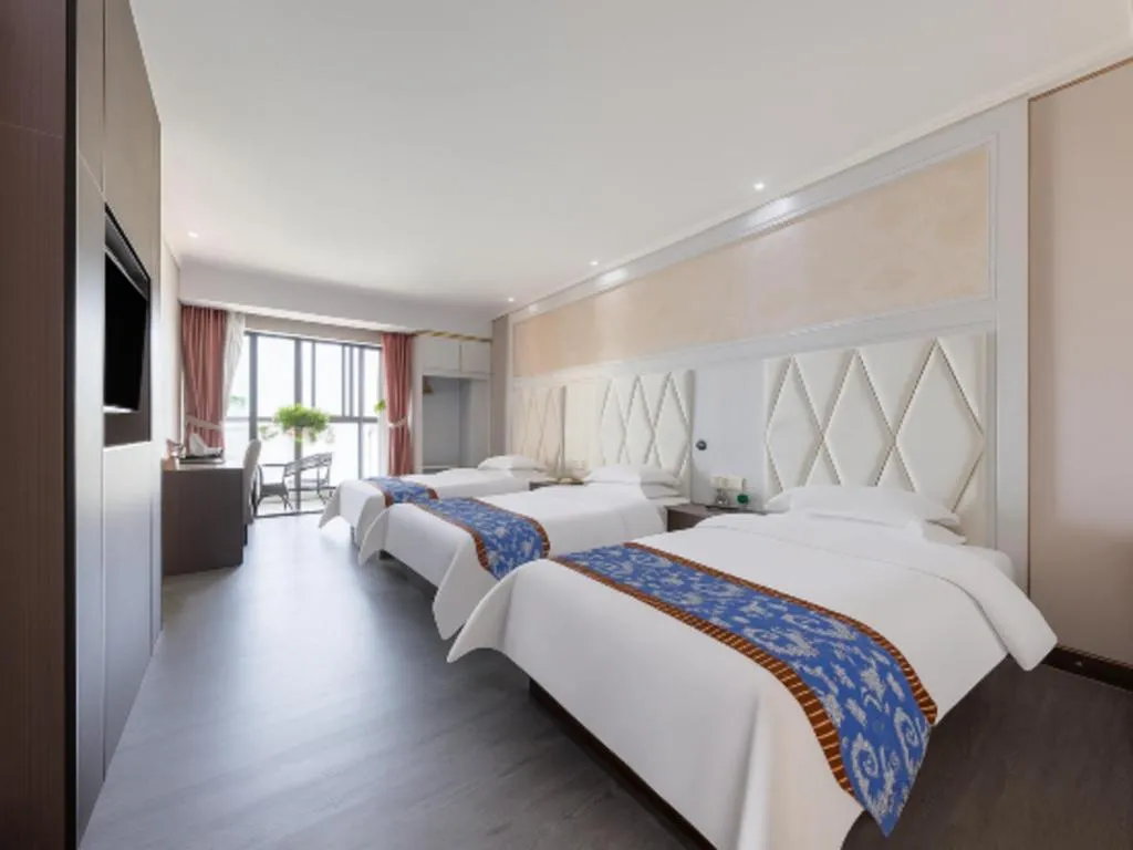 Bed in Guangzhou Junye International Hotel