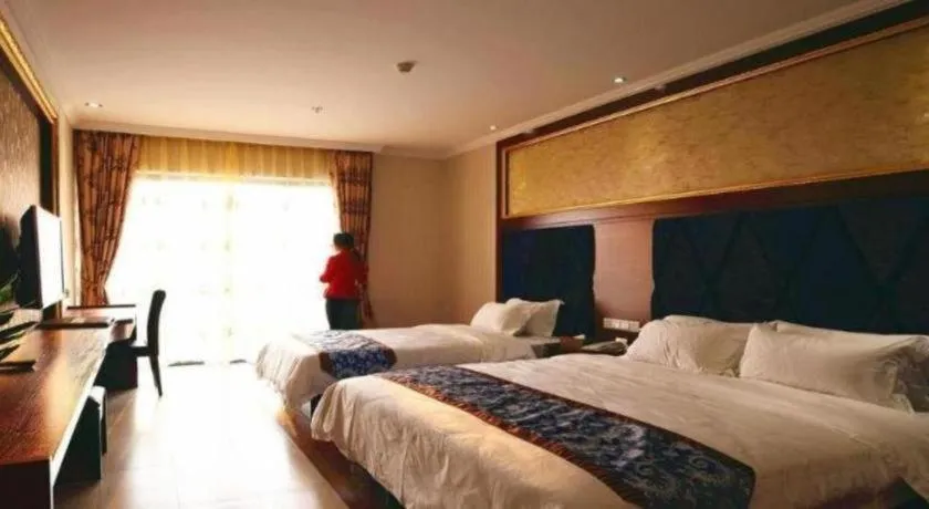 Bed in Guangzhou Junye International Hotel