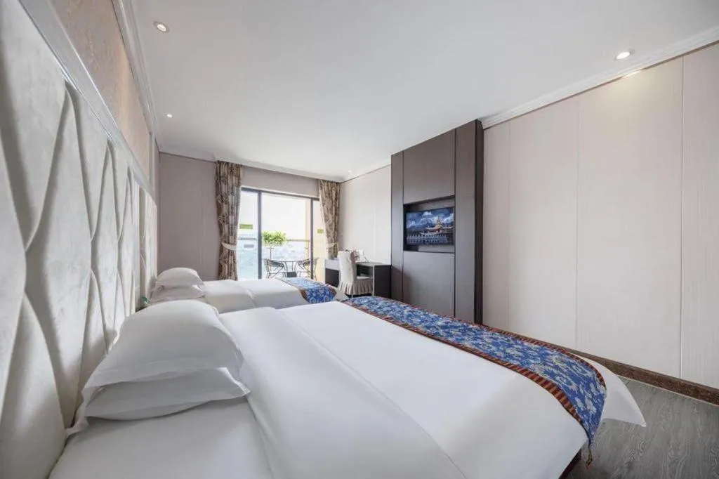 Bed in Guangzhou Junye International Hotel