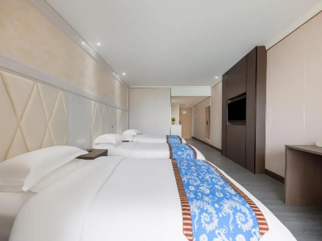 Bed in Guangzhou Junye International Hotel