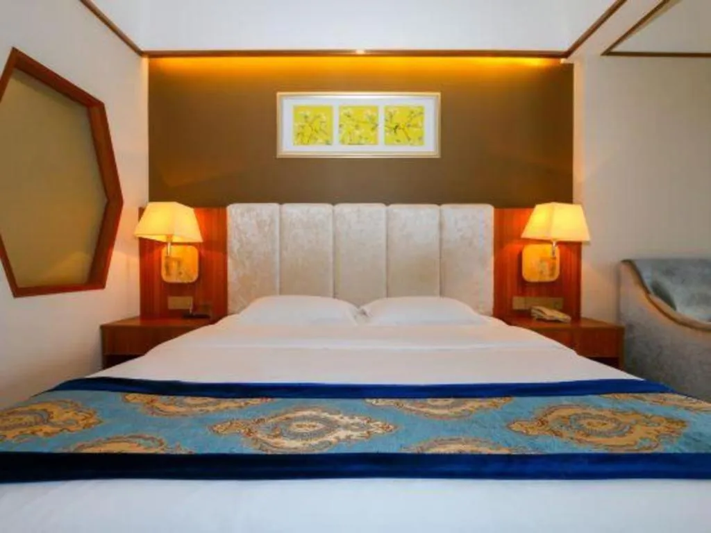 Bed in Guangzhou Junye International Hotel