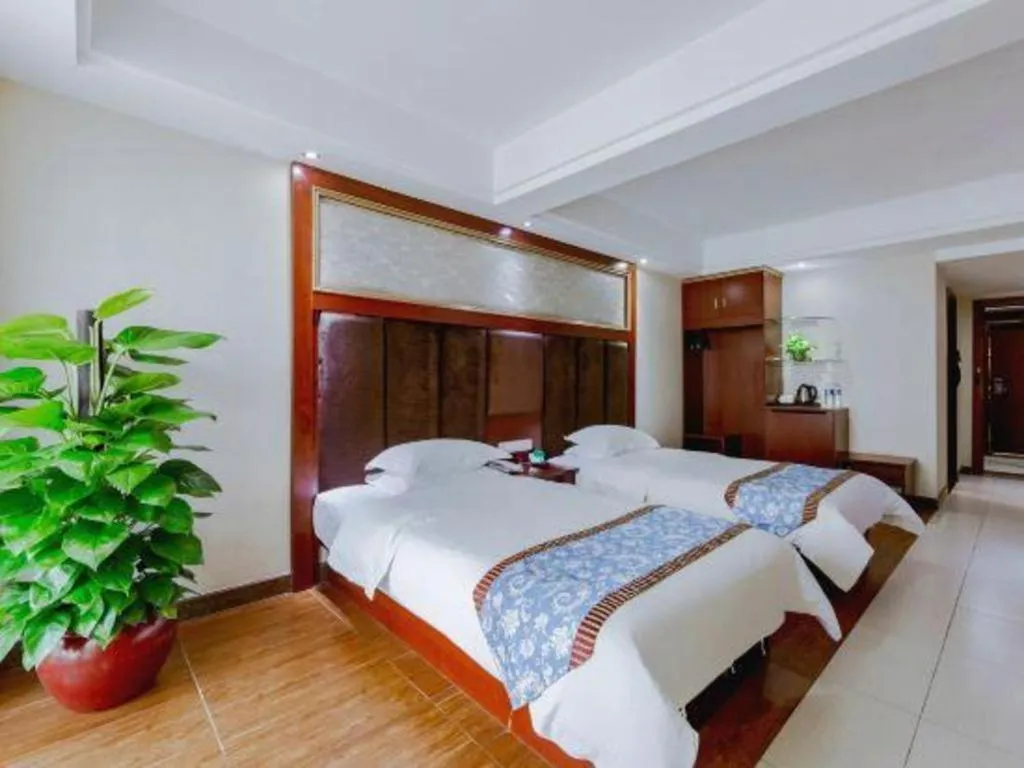 Bed in Guangzhou Junye International Hotel
