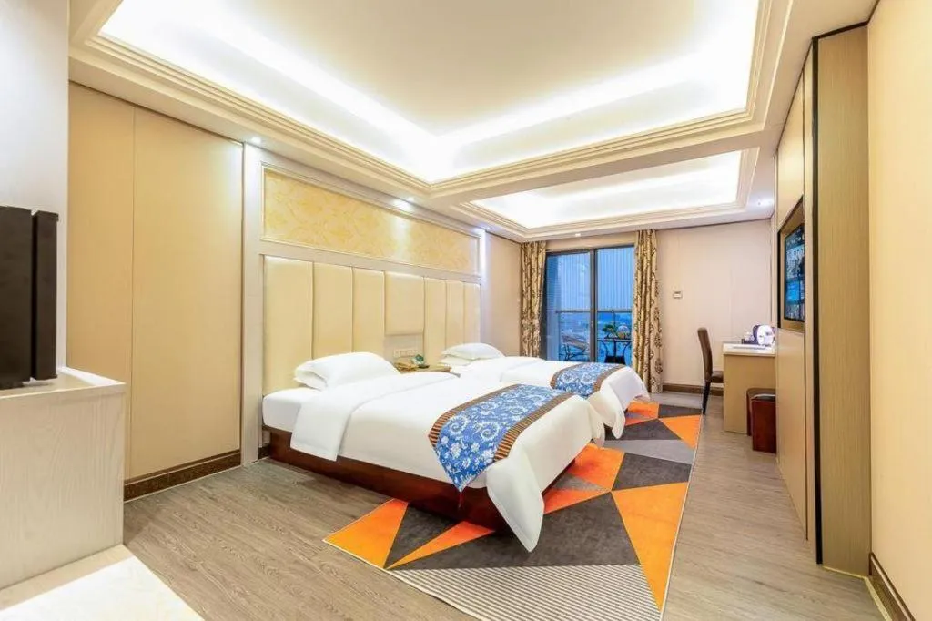 Bed in Guangzhou Junye International Hotel