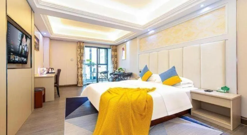 Bed in Guangzhou Junye International Hotel