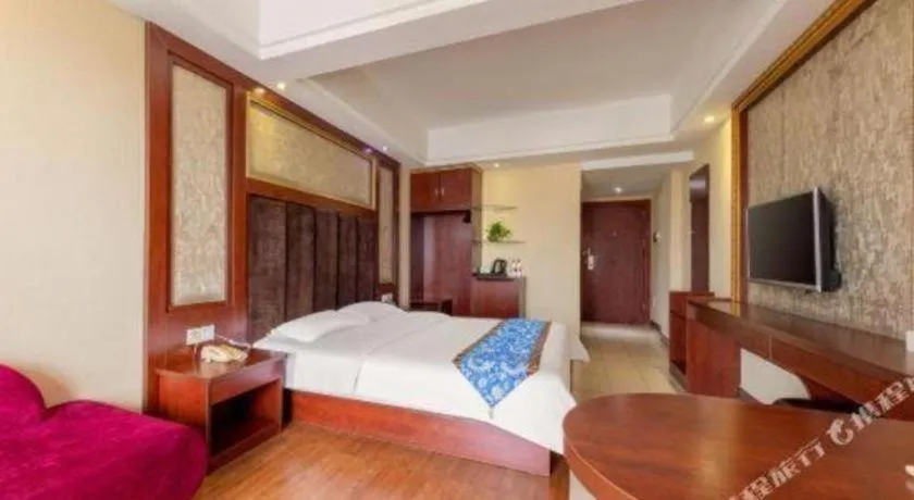 Bed in Guangzhou Junye International Hotel