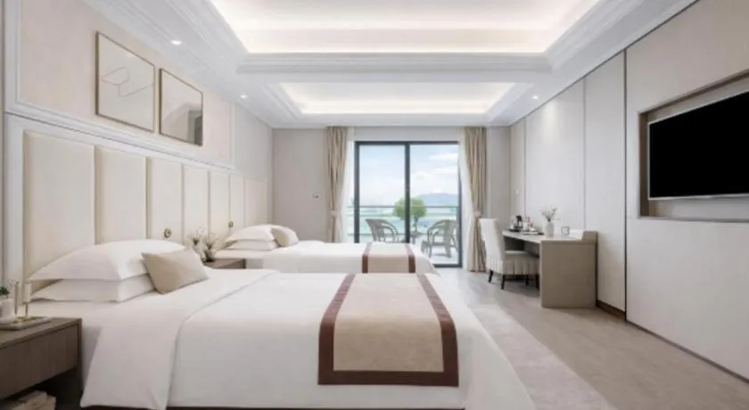 Bed in Guangzhou Junye International Hotel