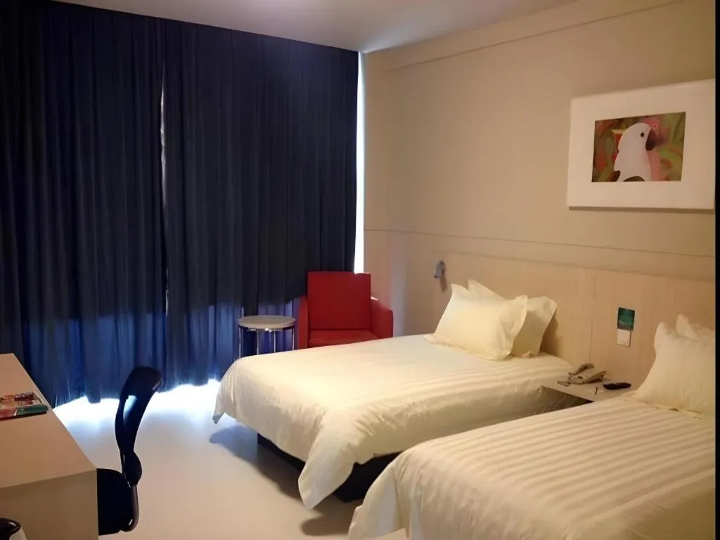 Bed in Jinjiang Inn Pingyao Branch