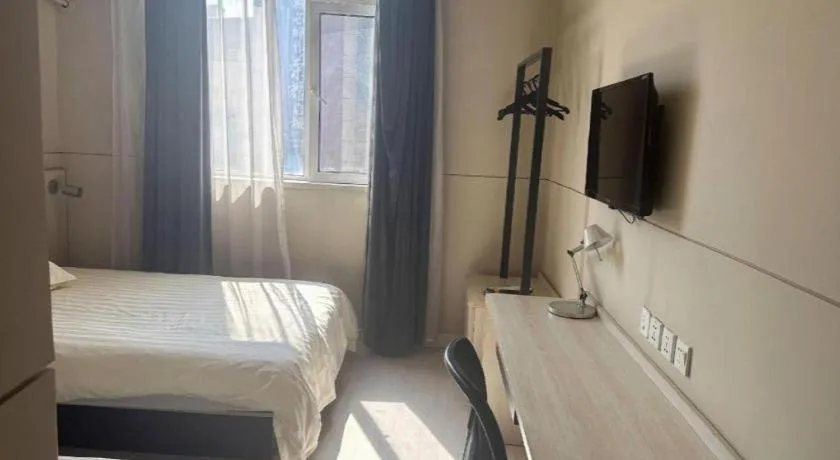 Bed in Jinjiang Inn Pingyao Branch