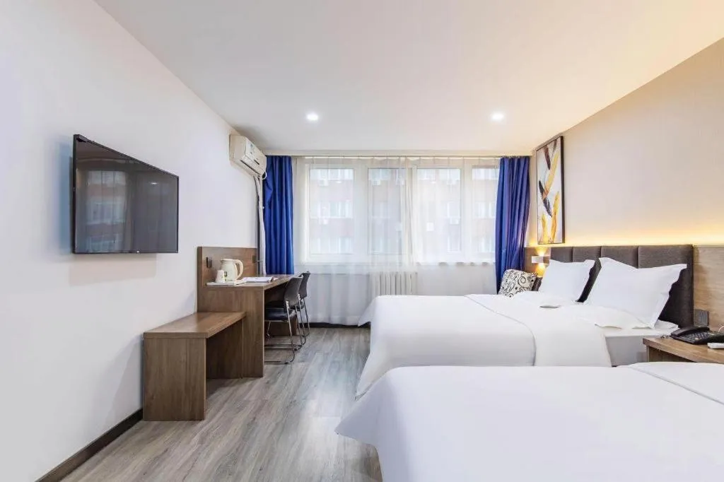 Bed in 7 Days Inn Tianjin Development Zone 3rd Street Wanli