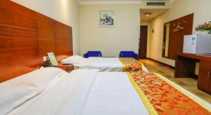 Bed in Beijing Wanjia Traders Hotel