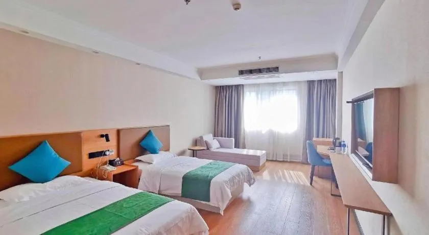 Bed in GreenTree Inn Xiangshan Transportation Center Bai Hua Road