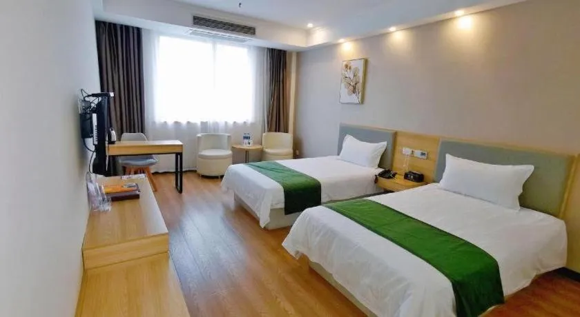 Bed in GreenTree Inn Xiangshan Transportation Center Bai Hua Road