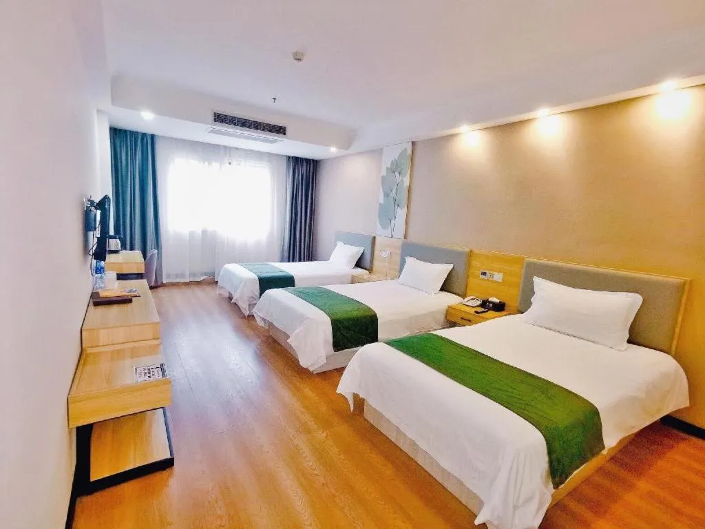 Bed in GreenTree Inn Xiangshan Transportation Center Bai Hua Road