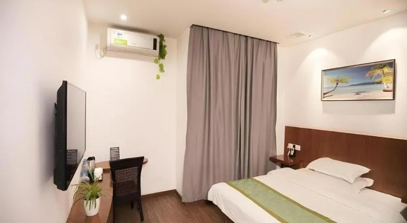 Bed in Vatica Shanghai Jiading District Anting Metro Station Moyu Road Hotel