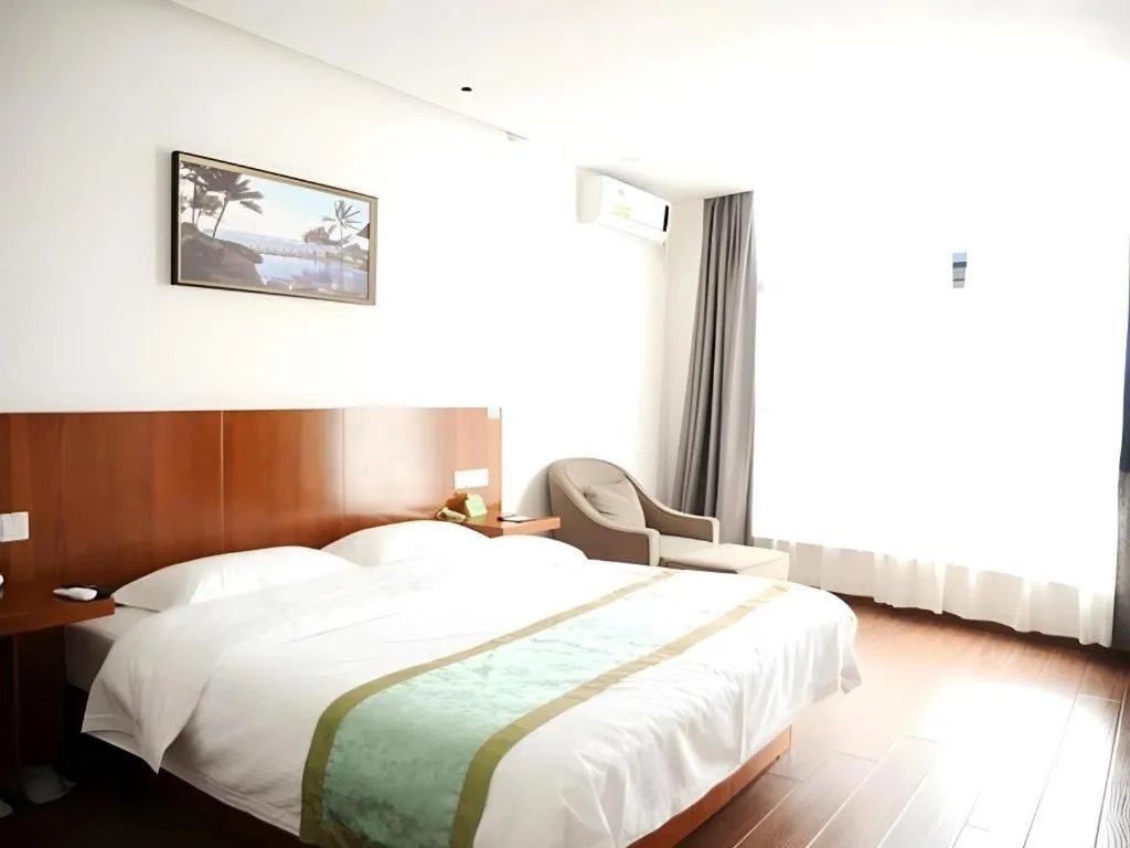 Bed in Vatica Shanghai Jiading District Anting Metro Station Moyu Road Hotel