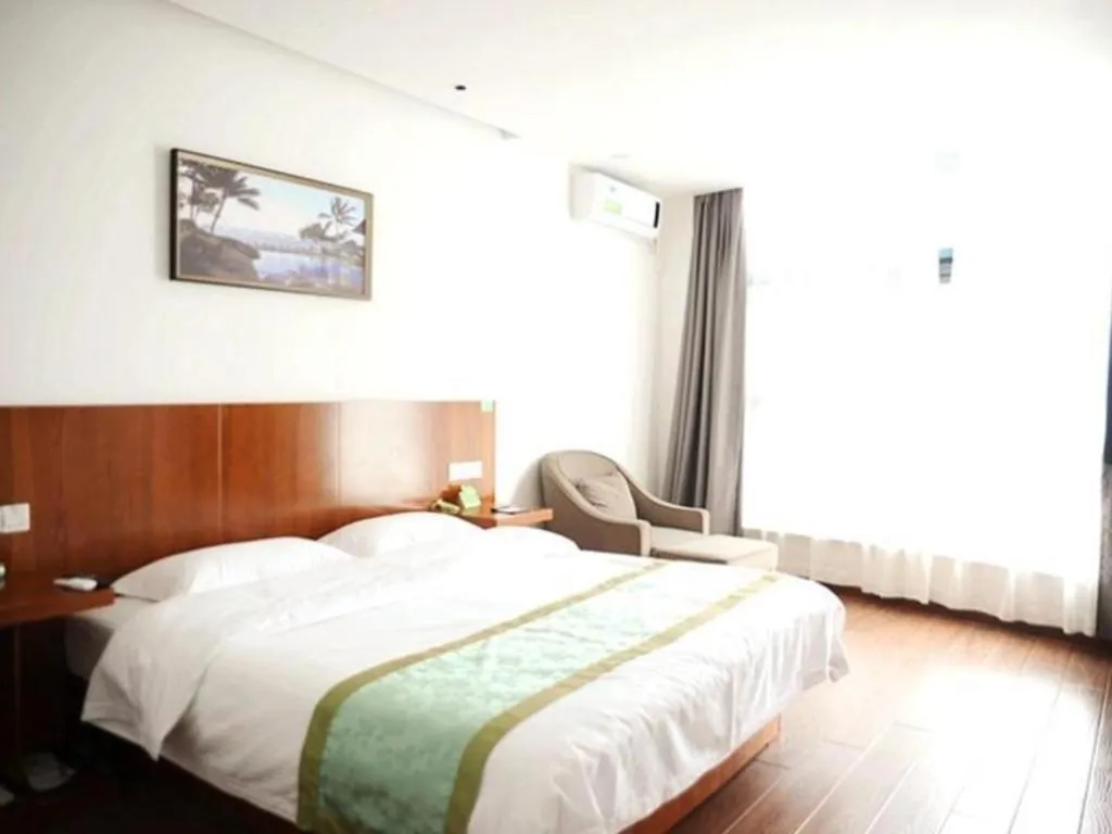 Bed in Vatica Shanghai Jiading District Anting Metro Station Moyu Road Hotel