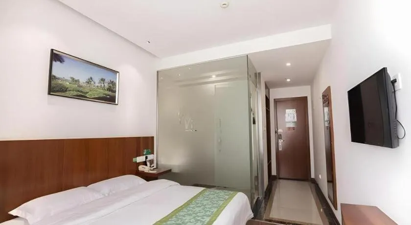 Bed in Vatica Shanghai Jiading District Anting Metro Station Moyu Road Hotel